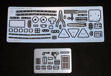 two-etched frets cockpit and other fine details