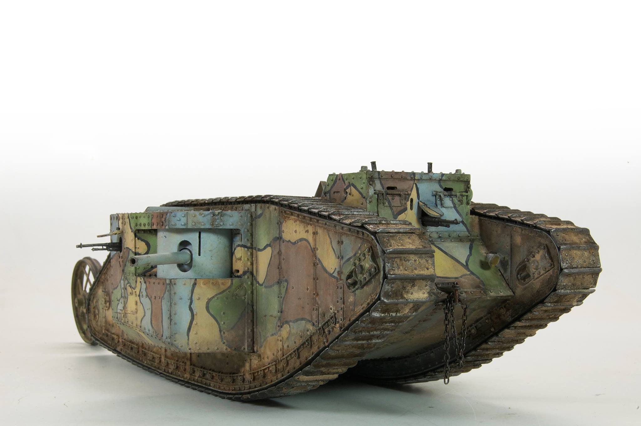 444 SG-Ar-Mk.I Male WWI Tank by Rick Lawler copy - Scale Modelling Now
