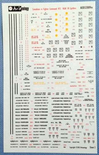 Aviaeology Rcaf Fr Spitfires 1:32 Decals - Scale Modelling Now