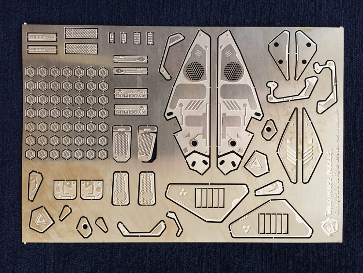 How to add brass etch to a model
