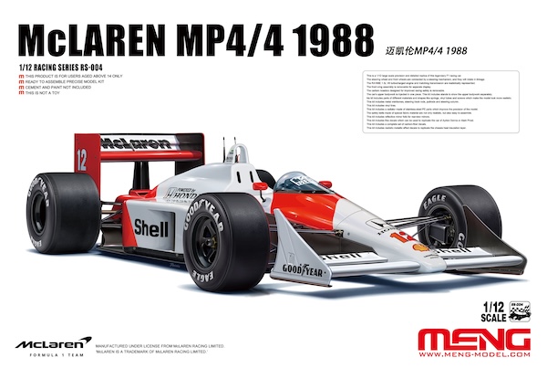 MENG McLaren MP4/4 1988 1:12