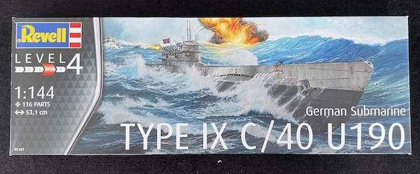 Revell Type IX C.40 U190 German Submarine 1:144