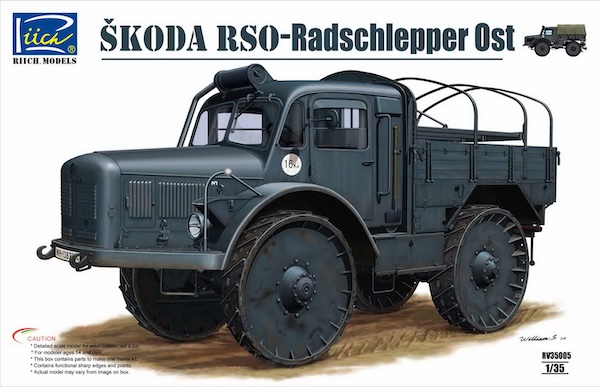 Riich Models Ŝkoda RSO Radschlepper Ost 1:35